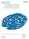Applied Cognitive Psychology Portada de Applied Cognitive Psychology