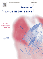 Journal of Neurolinguistics Portada de Journal of Neurolinguistics