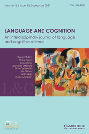 Language and Cognition Portada de Language and Cognition